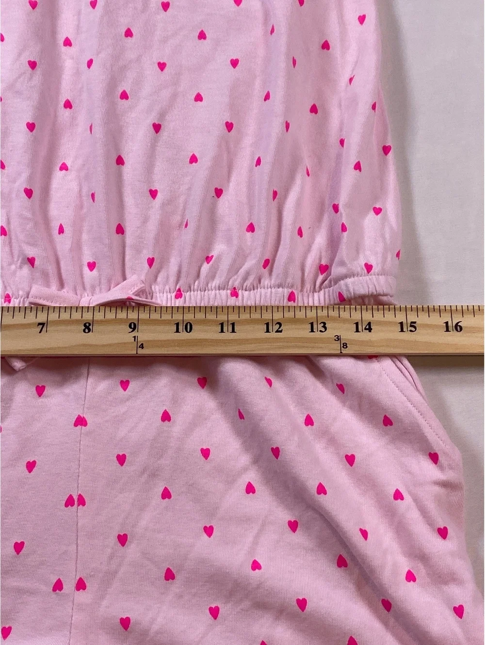 Girls Cat and Jack Knit Heart Romper size XL